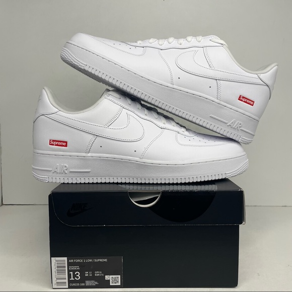 Nike Other - Nike Air Force 1 X Supreme “White Box Logo” NEW 2021